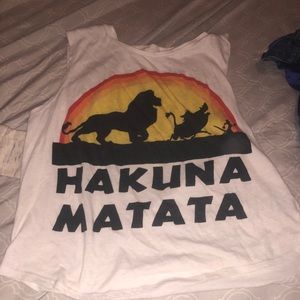 Disney hakuna matata tank